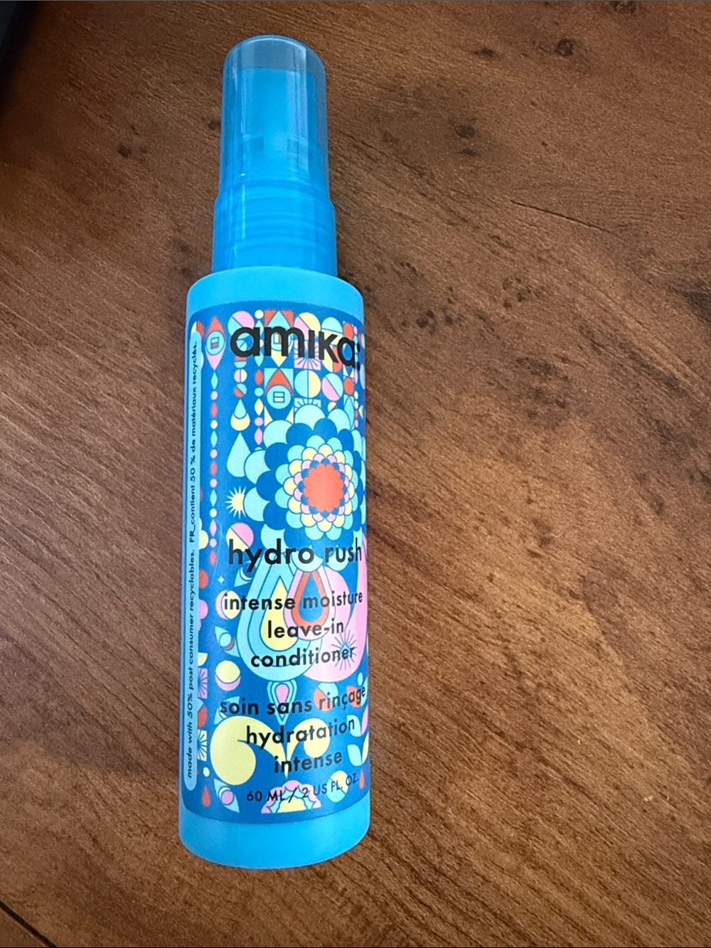 amika Hydro Rush Intense Moisture Leave-In Conditioner, Travel Size - NEW! - Picture 3 of 3